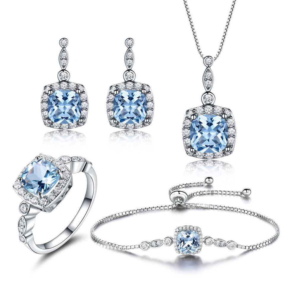 Sky Blue Set Necklace