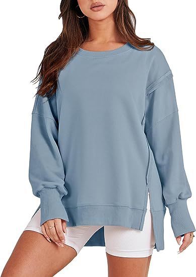 Solid Oversized Sweatshirt