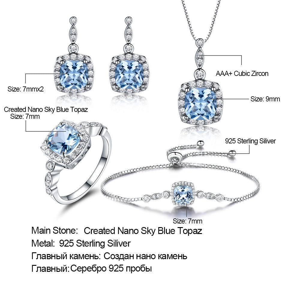Sky Blue Set Necklace
