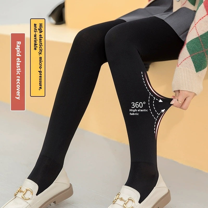 Premium Nylon Fleece-Lined Leggings & Stockings