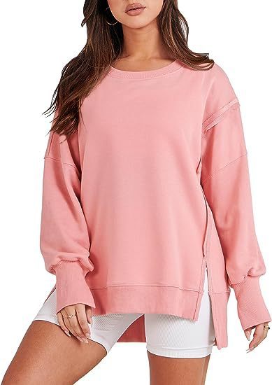 Solid Oversized Sweatshirt
