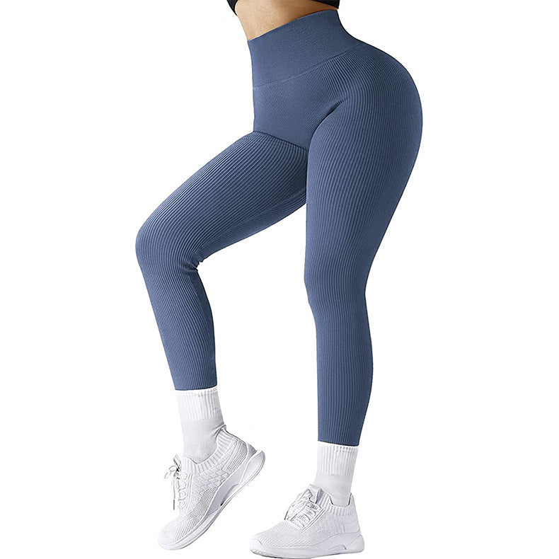 Solid High-Waist Running Leggings