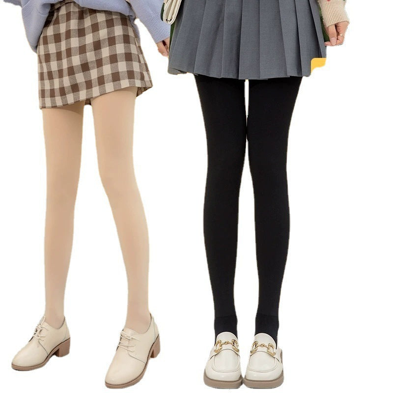 Premium Nylon Fleece-Lined Leggings & Stockings