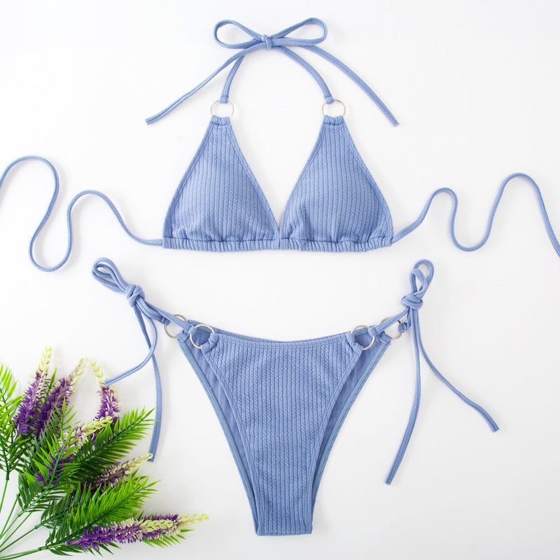 Sexy Side-Tie Thong Bikini – Women's Bandage-Style Swimsuit