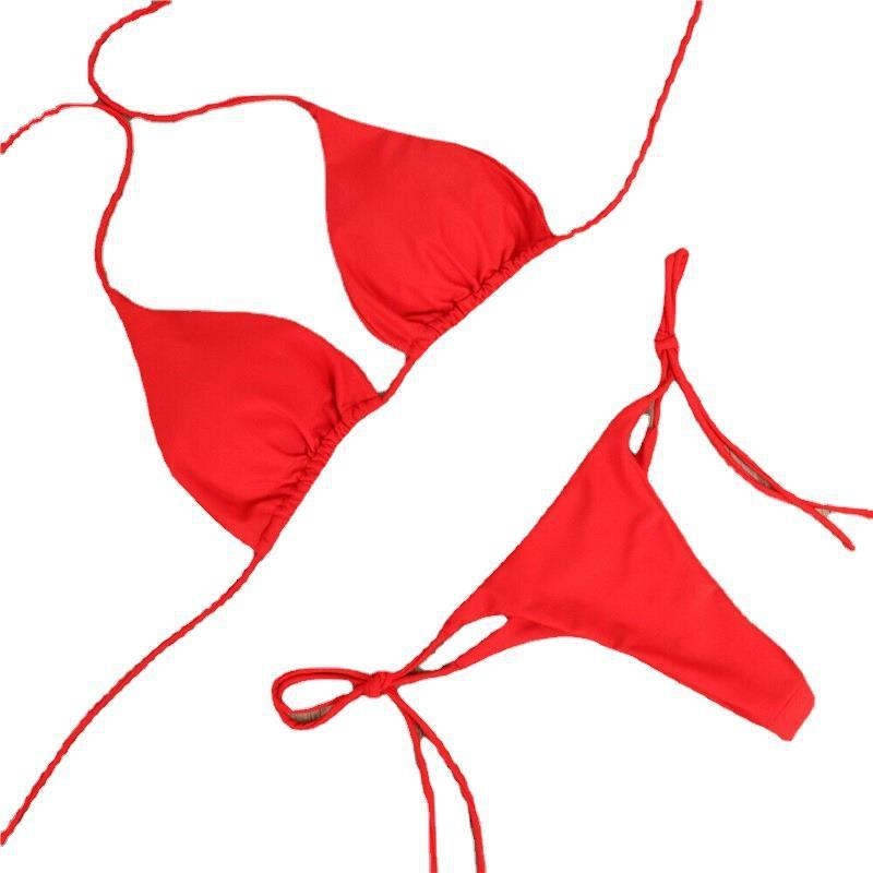 Halter Neck Tie Bikini – Sexy Two-Piece Swimsuit | Beachwear