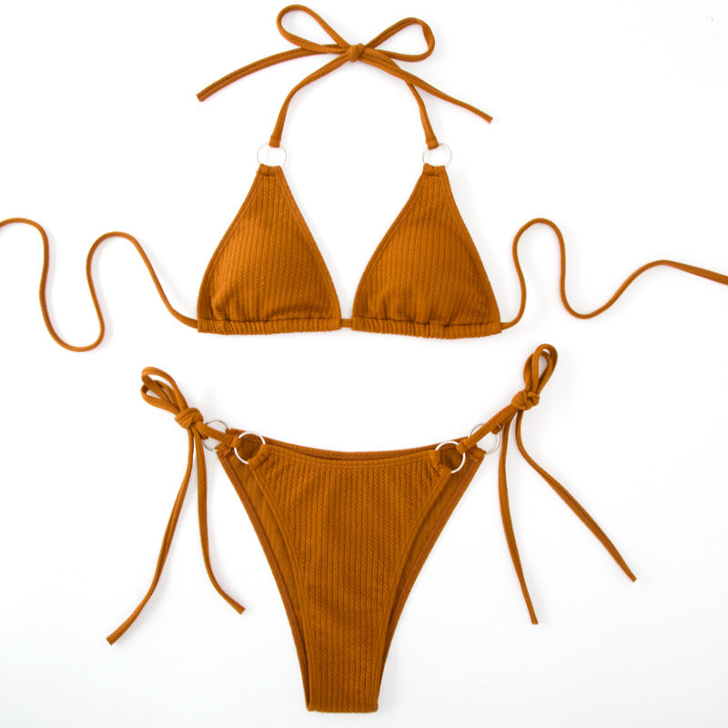Sexy Side-Tie Thong Bikini – Women's Bandage-Style Swimsuit
