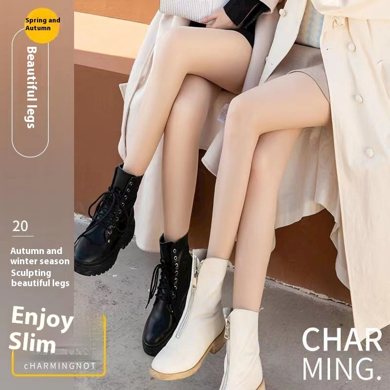 Premium Nylon Fleece-Lined Leggings & Stockings