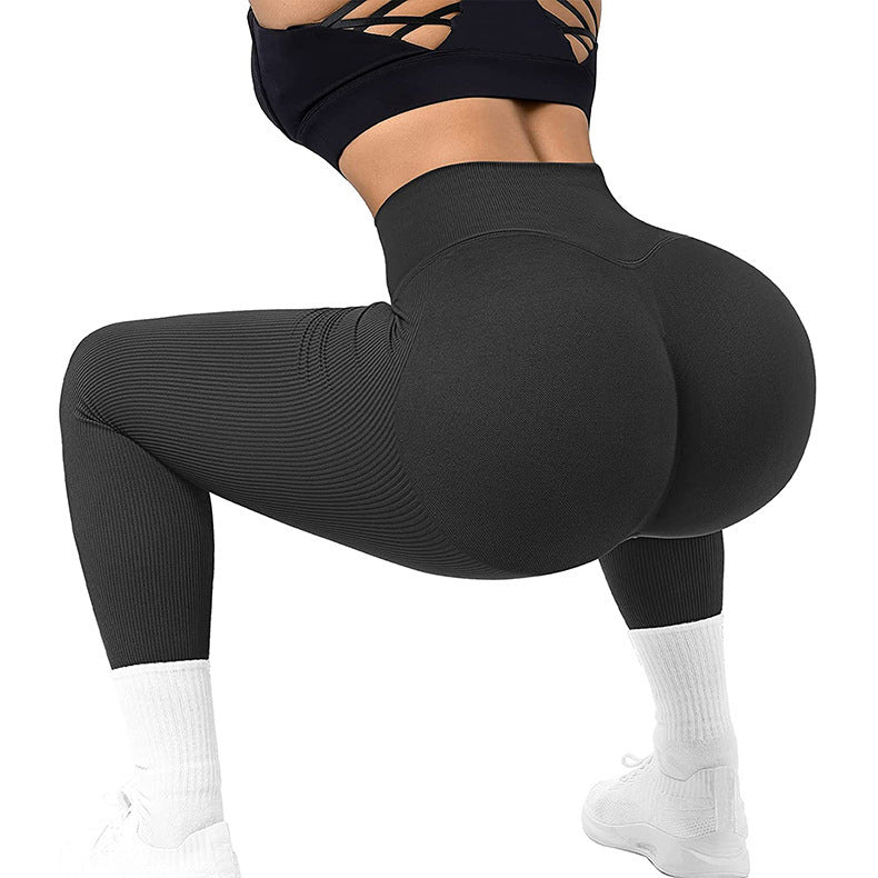 Solid High-Waist Running Leggings