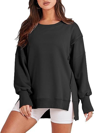 Solid Oversized Sweatshirt