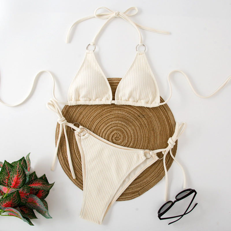 Sexy Side-Tie Thong Bikini – Women's Bandage-Style Swimsuit