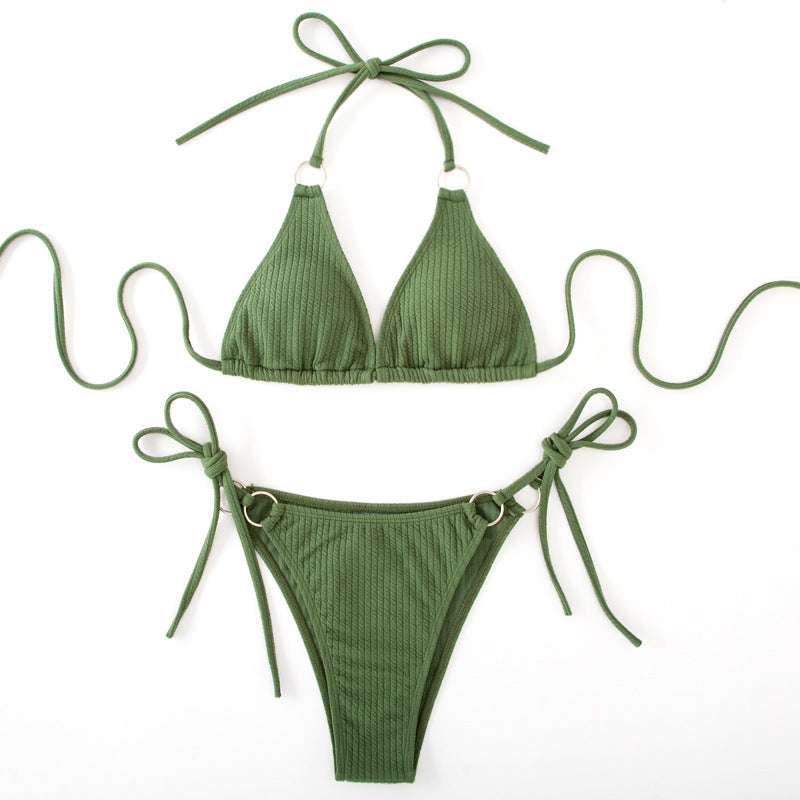 Sexy Side-Tie Thong Bikini – Women's Bandage-Style Swimsuit