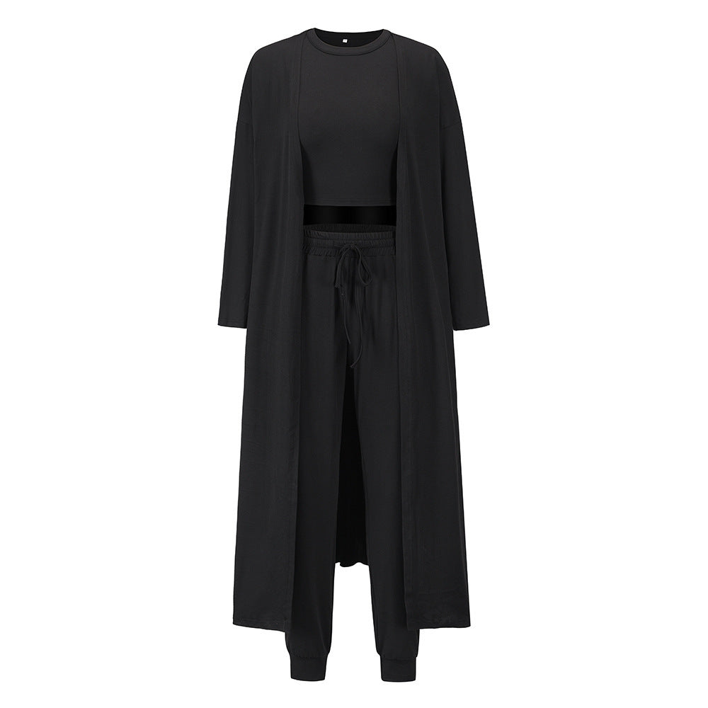Stylish Knitted Athletic Ensemble