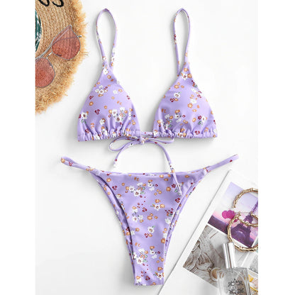 Summer Floral Bikini | Sexy Push-Up Swimsuit