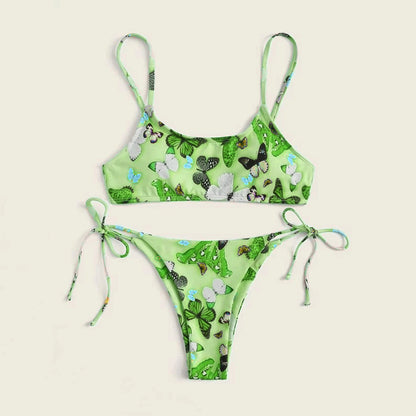 Summer Floral Bikini | Sexy Push-Up Swimsuit