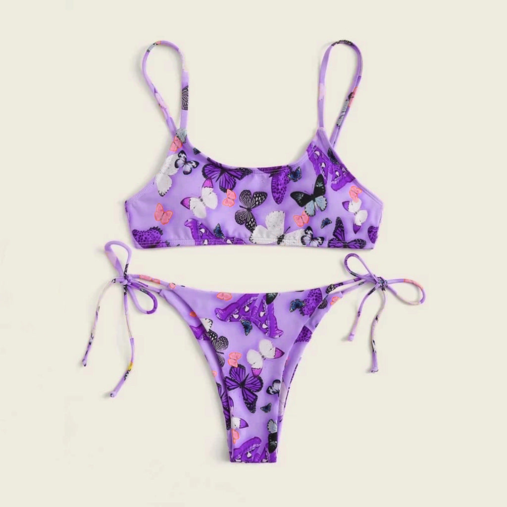 Summer Floral Bikini | Sexy Push-Up Swimsuit