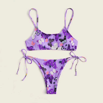 Summer Floral Bikini | Sexy Push-Up Swimsuit