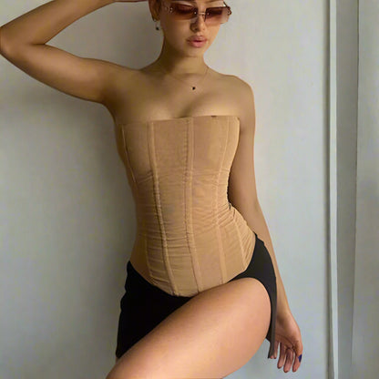 Skinny Sleeveless Tube Top